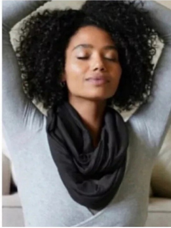 Beyond Yoga Accessories - NWT Beyond Yoga Black Infinity Scarf w/ Hidden Zipper Pocket Phone Wallet